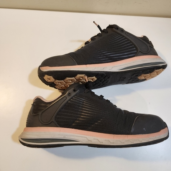 TIMBERLAND PRO women's black and pink drive train work sneakers size 7.5 - Picture 7 of 9